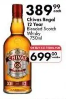 Liquor City Chivas Regal 12 Year Blended Scotch Whisky offer