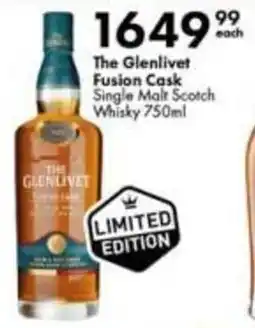 Liquor City The Glenlivet Fusion Cask Single Malt Scotch Whisky offer