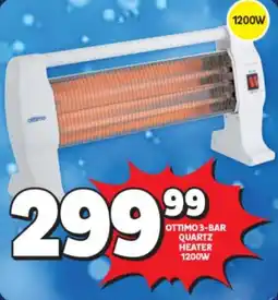 Usave Ottimo3-bar heater 1200w offer