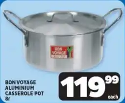 Usave Bon voyage aluminium casserole pot offer