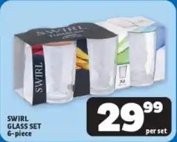 Usave Swirl glass set offer