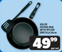 Usave Value frying pan with nylon spatula offer