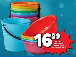 Usave Budget bucket/ basin offer