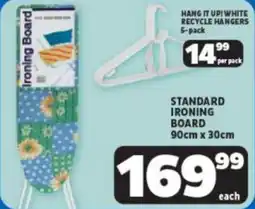 Usave Standard ironing board offer