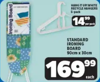 Usave Standard ironing board offer