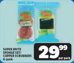 Usave Super brite sponge set/ copper scrubbers offer