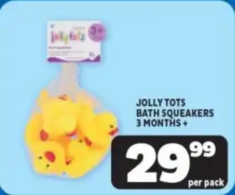 Usave Jolly tots bath squeakers offer