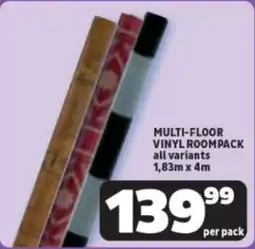 Usave Multi-floor vinyl roompack offer