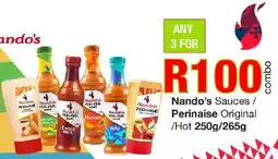 Take 'n Pay Nando's Sauces/ Perinaise Original/ Hot offer