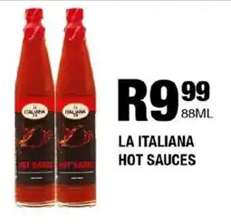 Take 'n Pay La italiana hot sauces offer