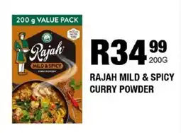 Take 'n Pay Rajah mild & spicy curry powder offer