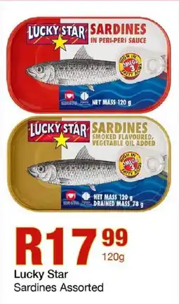 Take 'n Pay Lucky Star Sardines Assorted offer