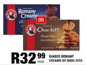 Take 'n Pay Bakers romany creams or choc-kits offer