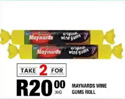 Take 'n Pay Maynards win gums roll offer