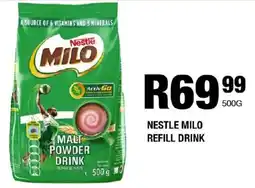 Take 'n Pay Nestle milo refill drink offer
