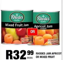 Take 'n Pay Rhodes jam apricot or mixed fruit offer