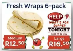 Foodeez Fresh Wraps offer
