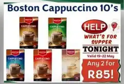 Foodeez Boston Cappuccino offer