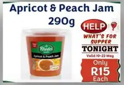Foodeez Rhodes Apricot & Peach Jam offer