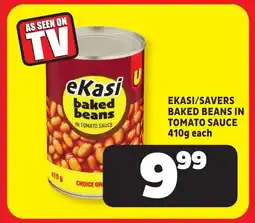 Usave Ekasi/savers baked beans in tomato sauce offer
