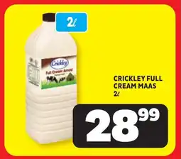 Usave Crickley Full Cream Maas offer