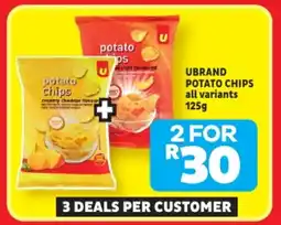 Usave Ubrand potato chips offer