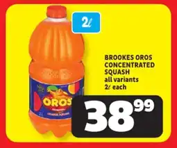 Usave Brookes oros concentrated squash offer