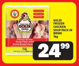 Usave Goldi frozen chicken soup pack in brine offer