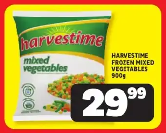 Usave Harvestime frozen mixed vegetables offer
