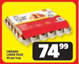Usave Ubrand large eggs offer
