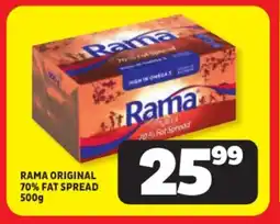 Usave Rama original 70% fat spread offer