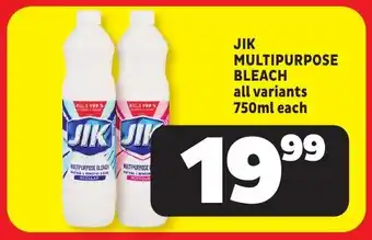 Usave Jik multipurpose bleach offer