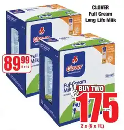 Boxer CLOVER Full Cream Long Life Milk offer