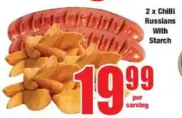 Boxer Chilli Russians With Starch offer