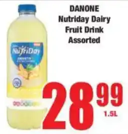Boxer DANONE Nutriday Dairy Fruit Drink Assorted offer