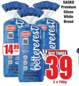 Boxer SASKO Premium Slices White Bread offer