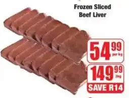 Boxer Frozen Sliced Beef Liver offer