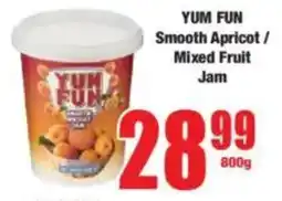 Boxer YUM FUN Smooth Apricot/ Mixed Fruit Jam offer