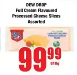 Boxer DEW DROP Full Cream Flavoured Processed Cheese Slices Assorted offer