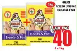 Boxer GOLDI Frozen Chicken Heads & Feet offer
