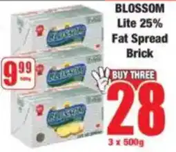 Boxer BLOSSOM Lite 25% Fat Spread Brick offer