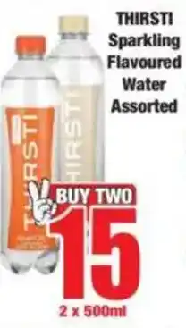 Boxer THIRSTI Sparkling Flavoured Water Assorted offer