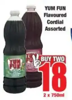 Boxer YUM FUN Flavoured Cordial Assorted offer