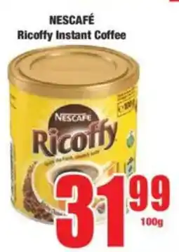 Boxer NESCAFÉ Ricoffy Instant Coffee offer