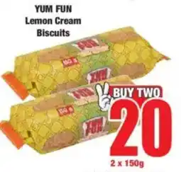 Boxer YUM FUN Lemon Cream Biscuits offer