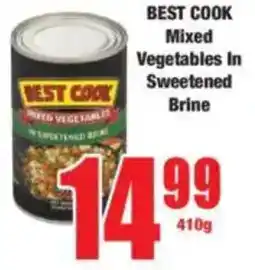 Boxer BEST COOK Mixed Vegetables In Sweetened Brine offer