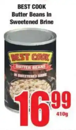 Boxer BEST COOK Butter Beans In Sweetened Brine offer