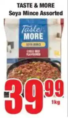 Boxer TASTE & MORE Soya Mince Assorted offer