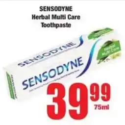 Boxer SENSODYNE Herbal Multi Care Toothpaste offer