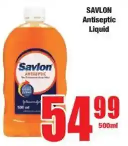 Boxer SAVLON Antiseptic Liquid offer